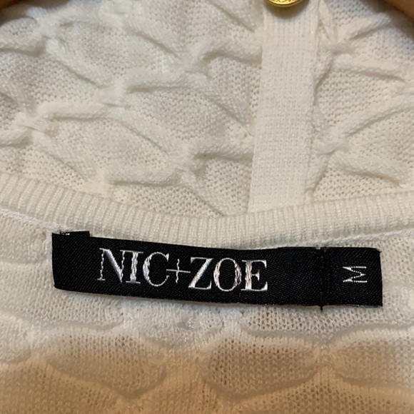 Cream NIC+ZOE Top - Picture 3 of 4